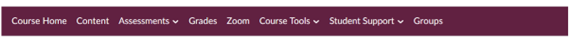 Image showing the edit course button from the navigation bar